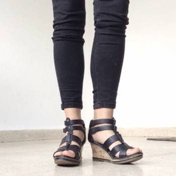 1329492 Sandalias 7 Negras Gotrendier Cm Tacón hCotxsrBQd